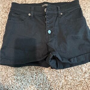 Express Women's Dark Denim Jean Shorts